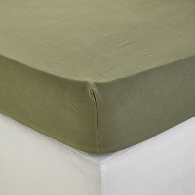 Carlina 100% Linen Fitted Sheet