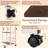 Height Adjustable Laptop Desk with Wheels