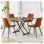 Table basse à hauteur réglable à hauteur ajustable - Bureau multifonctionnel moderne avec finition en bois naturel et structure en métal noir
