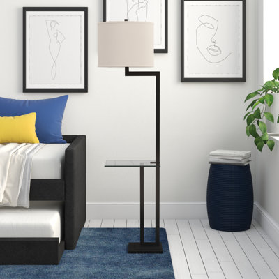 Lampe de table sur pied 64 "Aahaan