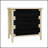 3 Drawer Buffet Sideboard with Adjustable Shelves, Hand-woven Rope Decorated Drawers for Versatile Storage and Elegant Design