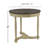 Leah Oak Round Solid Wood Dining Table