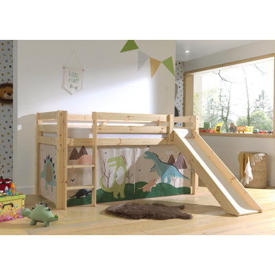 Pino European Single (90 x 200cm) Mid Sleeper Loft Bed
