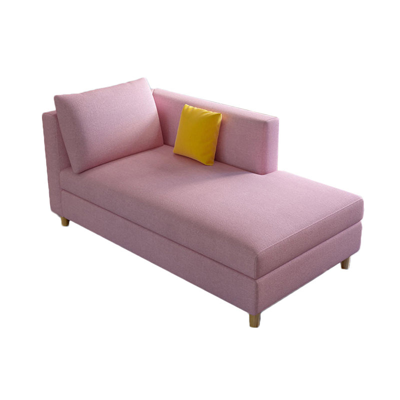 Natalynn, Accoudoir à gauche (vu de face), Mélange de coton / mélange de lin rose
