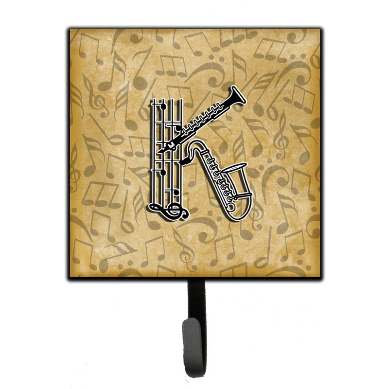 Porte-garde-bûche et crochet mural musical instrument, K