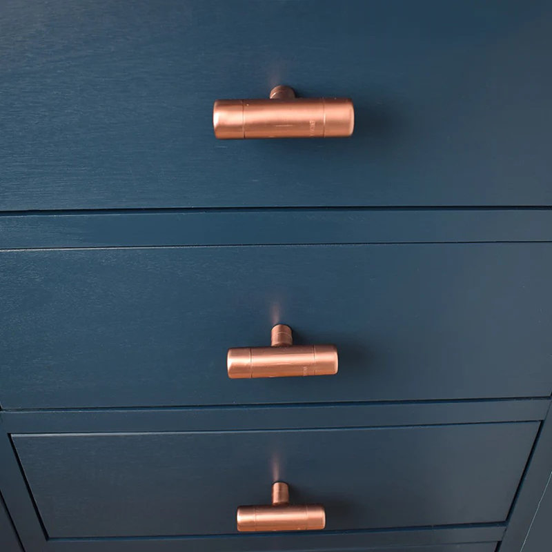 Copper Knob T-Shaped Thick-Bodied