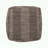 Handcrafted Cotton Pouf with Chevron Pattern