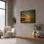 «Comet Storm copie» par Darren, art mural en métal doré blanc, 16 po x 12 po-314903048