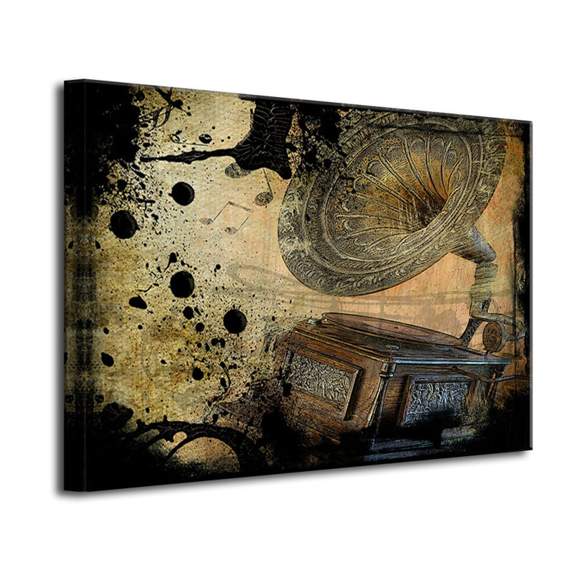 « abstract graphaphone », impression sur toile