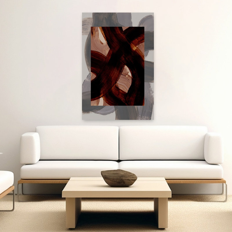 Art contemporain contemporain abstrait, H 60 po x l 40 po