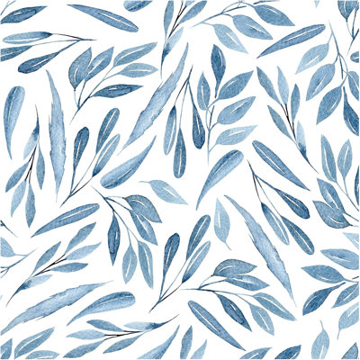 Papier peint auto-adhésif en vinyle avec motif de feuilles de bohème, facile à installer et à nettoyer, papier durable autocollant