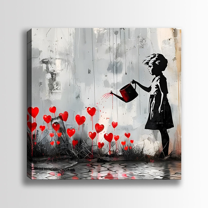 Peinture décorative sur toile