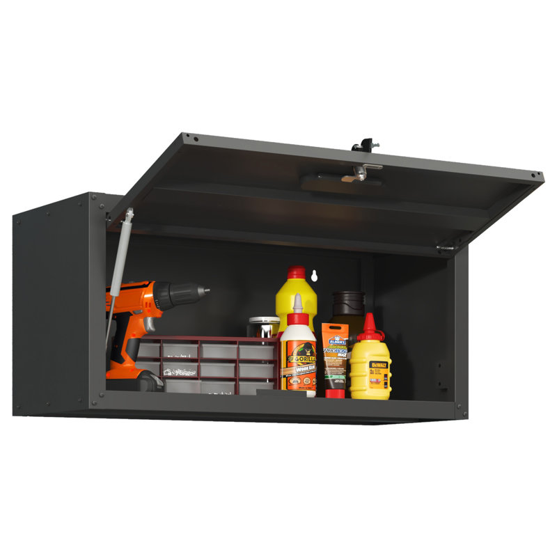 Heavy Duty Metal Wall Mounted Tool Storage Cabinet Steel Metal Garage Storage Cabinet For Garage Workshop Assembly Required