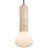 Stone 1 Light Pendant - Travertine Finish