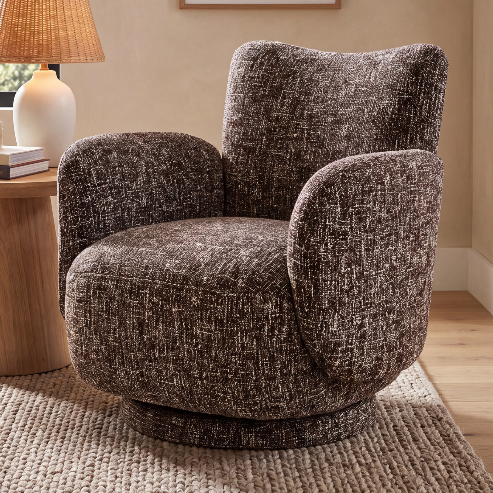 Swivel Wingback Chair