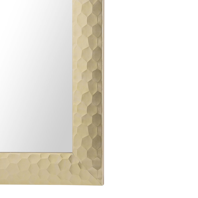 Ayan Flat Wall Mirror, Gold