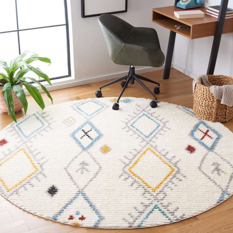 Khadir Performance Southwestern Rug, Round 6'7"