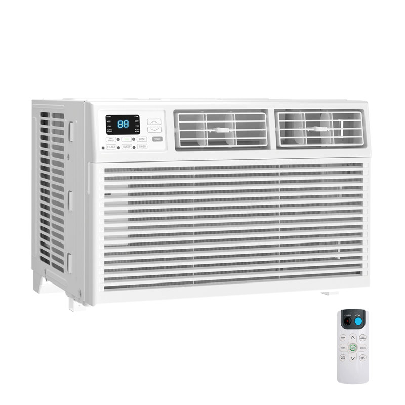 Climatiseur de fenêtre 10000BTU froid seulement avec télécommande pour la maison / bureau / dortoir, 10000