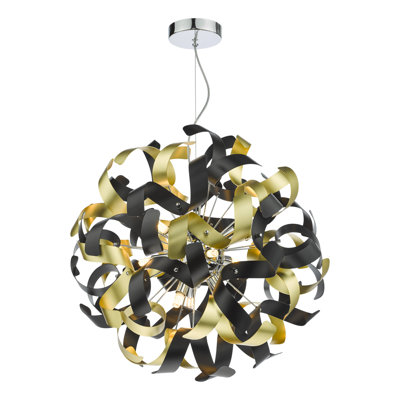 Cumber 9 - Light Polished Chrome Pendant