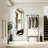 Oval Full-Length Mirror Wall-Mounted Body Mirror-412120560