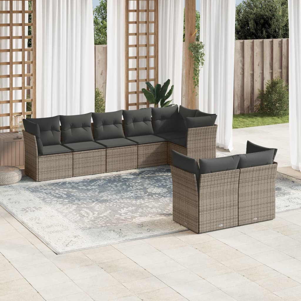 Gartenecksofa Sadik mit Kissen