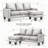 Jessica G0511-SCH Sofa Chaise
