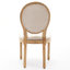 Chaise de salle à manger élégante en velours beige-1562806818