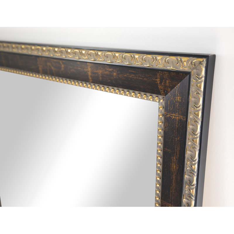 Ljubinka Wood Flat Wall Mirror, 35.5" H x 29.5" W