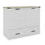 Lit escamotable double avec station de charge-2032237650