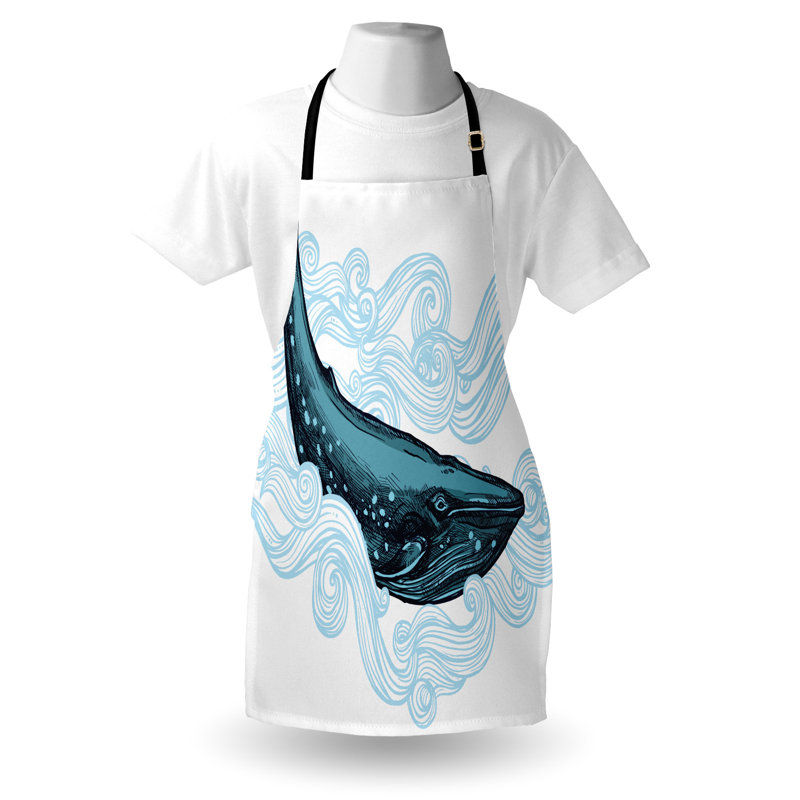 No Pattern Bib Apron
