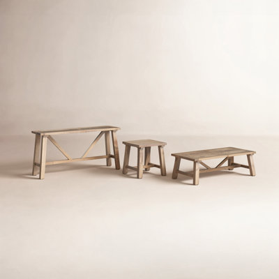 Bentwood 3-Piece Living Room Table Set