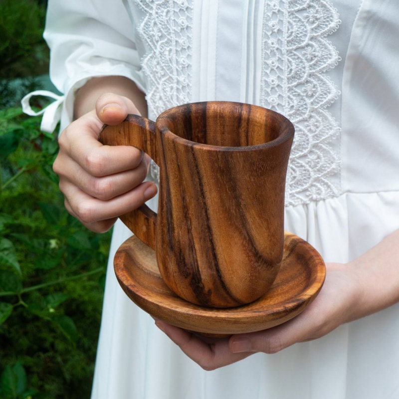 Taille de la tasse, de la cuillère à café et de la soucoupe / ensemble 3 po: 3 po, 4