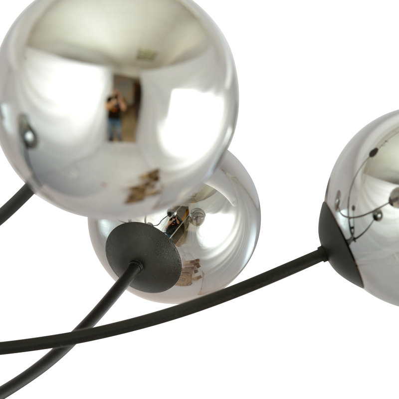 4 - Light Sputnik Chandelier, Graphite