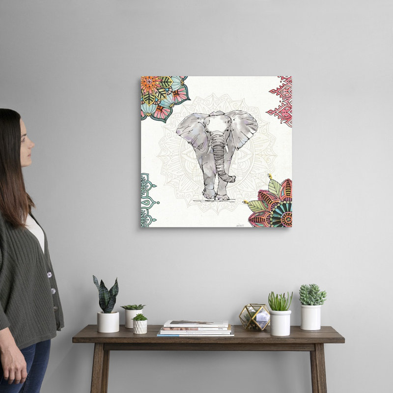 Reproduction d'art sur toile, Toile tendue, H 24 po x l 24 po x P 1 po