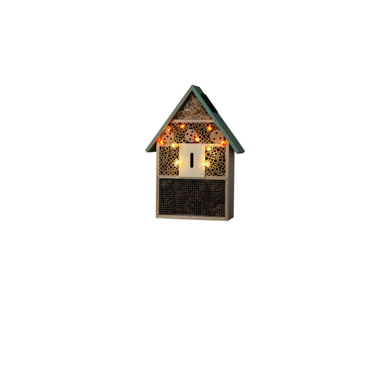 Insect Hotel With Solar Lights