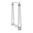 Savanah 34.75'' Metal Clothing Rack