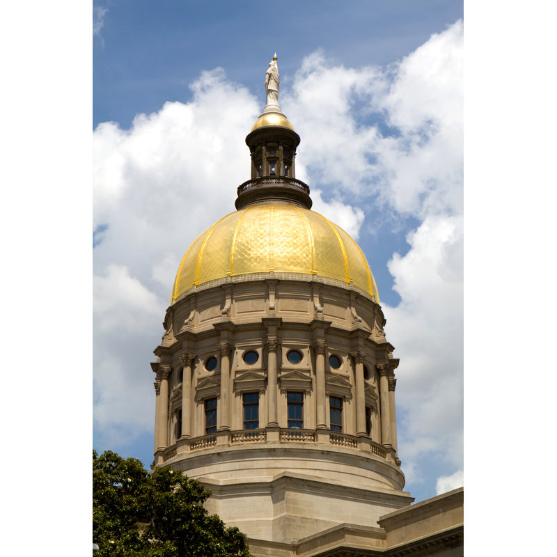 Georgia Capitol Dome - Wrapped Canvas Print, 91cm H x 61cm W