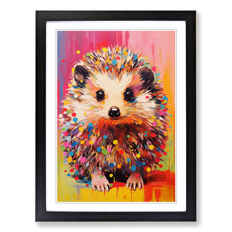 Hedgehog Pop No.2 - Framed Print