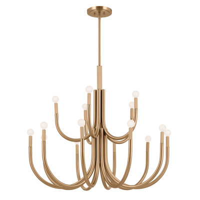 Lustre à niveaux 15 lumières Ashyla