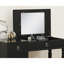 Bedroom Vanity Set W Stool Open Up Mirror Storage Space Drawers Rubber Wood Ring Pull Handles-494771504