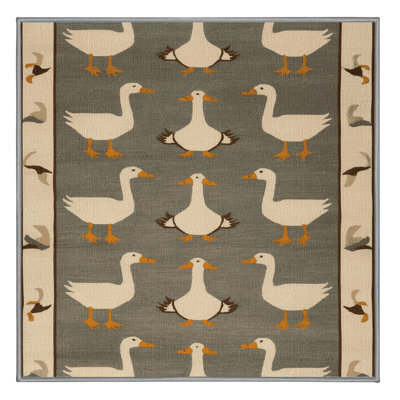  Tapis lavable oies de ferme