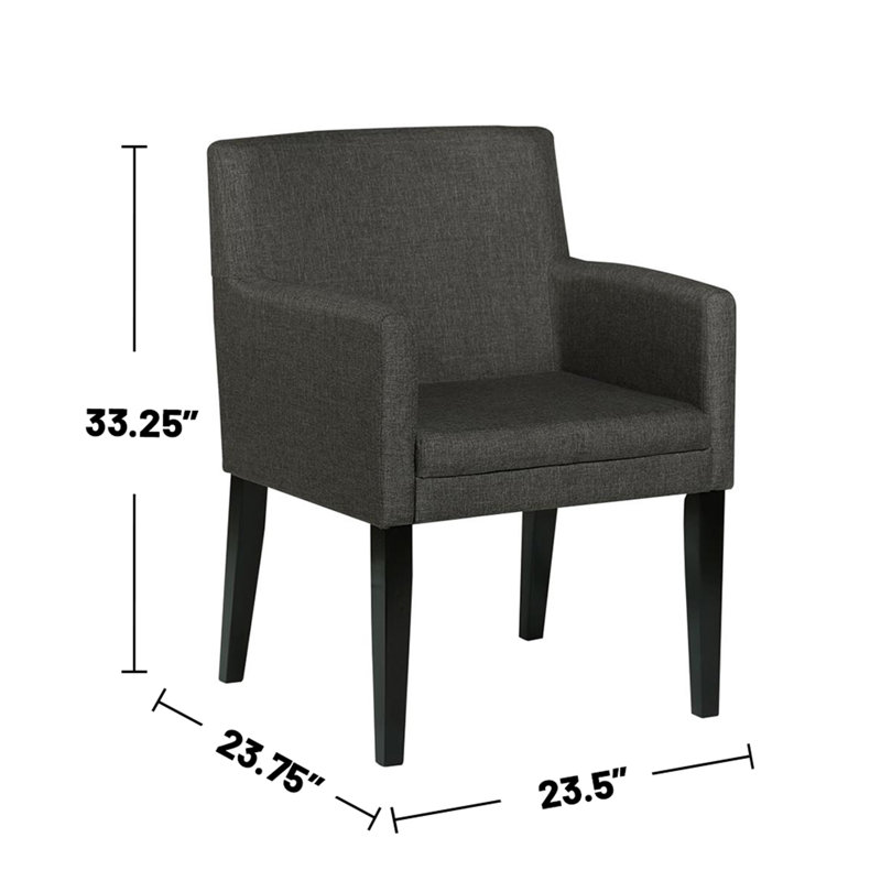 Ensemble de 2 fauteuils de salle à manger rembourrés
