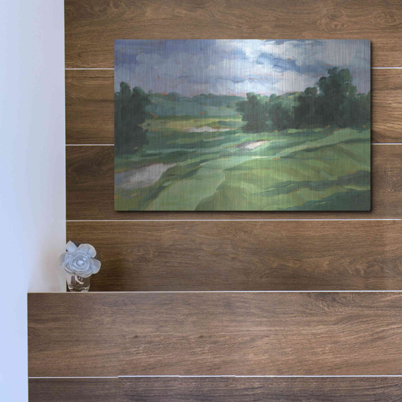 «Golf Course Study IV» par Ethan Harper - reproduction non encadrée, L 16 po x H 12 po
