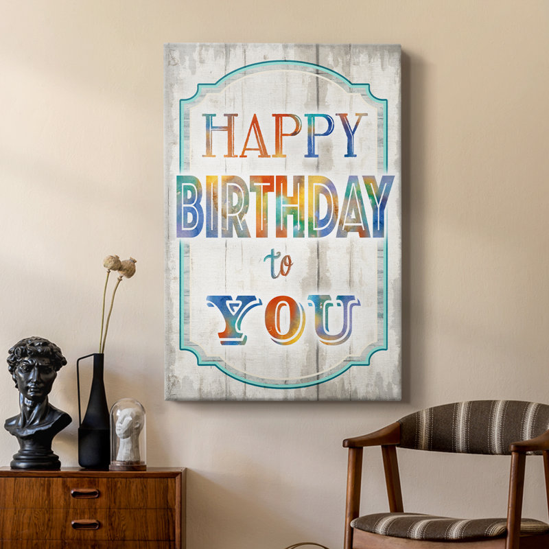 Happy Birthday to You - galerie Cavas sur mesure