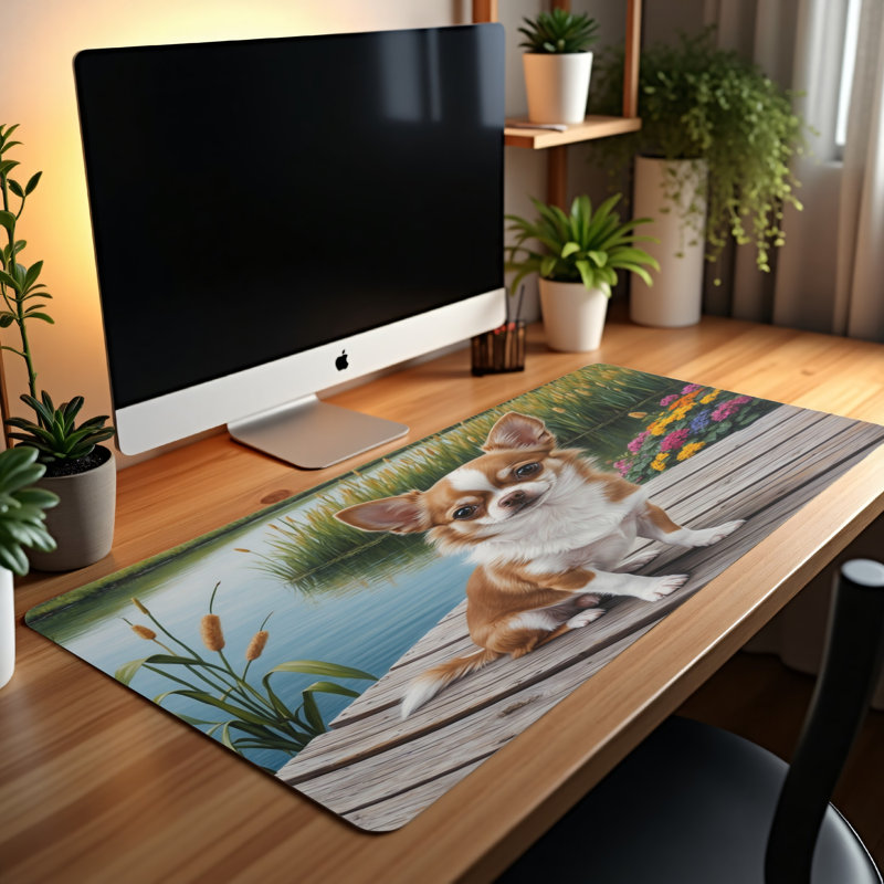 Polyester Desk Pad, 23.6x13.8