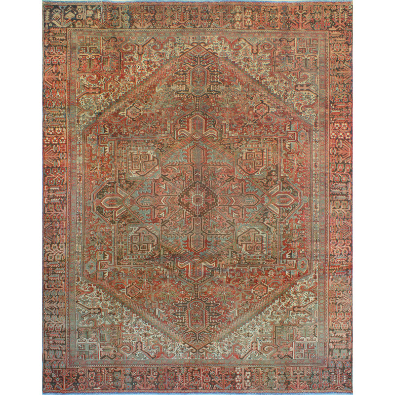 Tapis rouille Khusbu Heriz Mahbooba