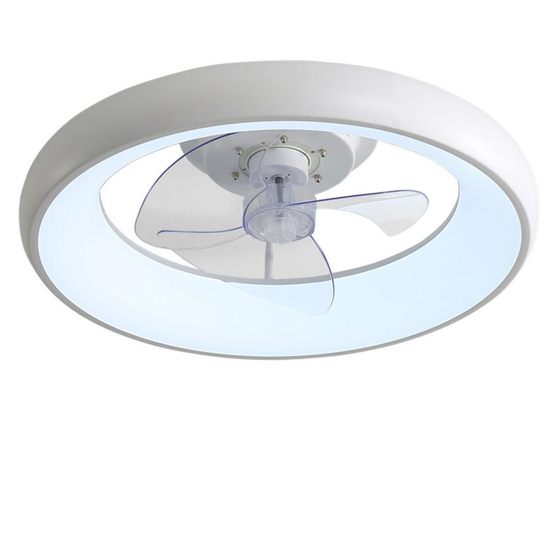 Calirae Ceiling Fan with LED Lights, White