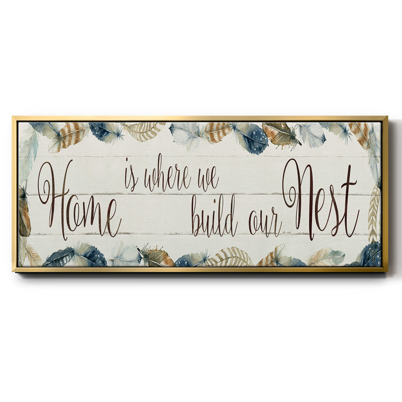 Home Nest- Framed Canvas