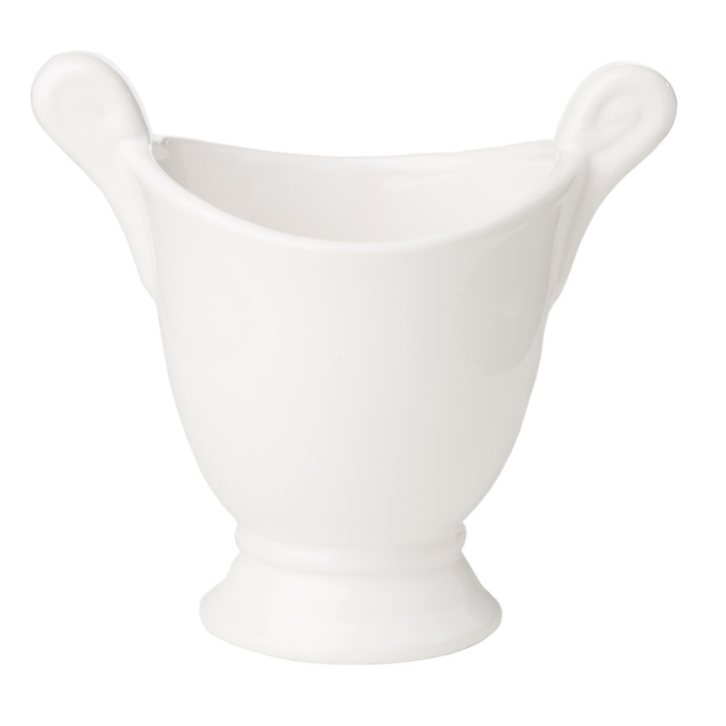 Handmade Ceramic Table Vase, 8.5" H x 6" W x 9" D