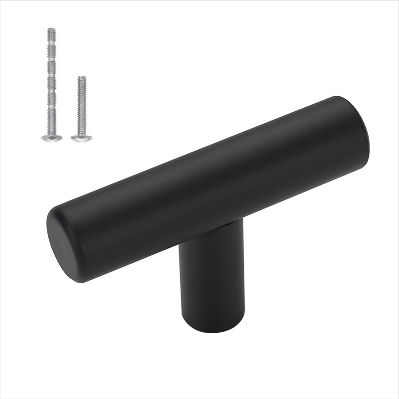 Luigi House 25 Pack Cabinet Design Zinc Knobs For Kitchen & Bathroom Cabinet Drawer Knobs Handles., Black Matte